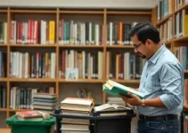 descarte de livros em biblioteca