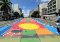pintar rua copa do mundo