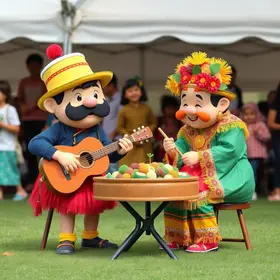 Brincando com Bento e Totó